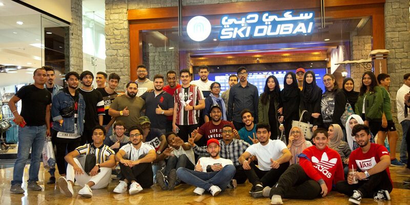 CUCA students visit Ski Dubai